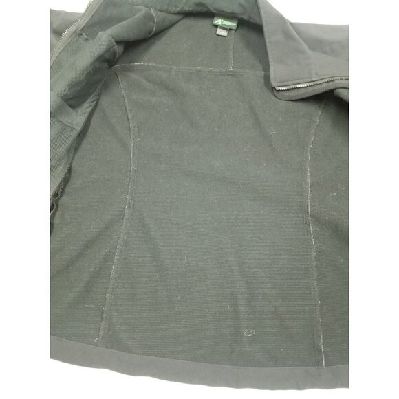EMS Black Full Zip Hiking Outdoors Athletic Jacket Womens Size Large Softshell - Picture 12 of 12